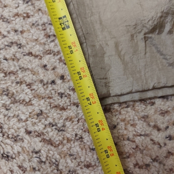 Cabin Creek Womens XL Pull On Pants Champaign Gold Windbreaker 80s 90s Athletic - Picture 12 of 13